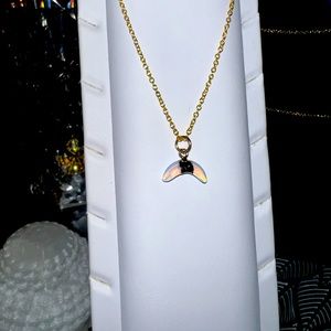 Beautiful Opalite Crescent Moon 🌙 Pendant Crystal Necklace